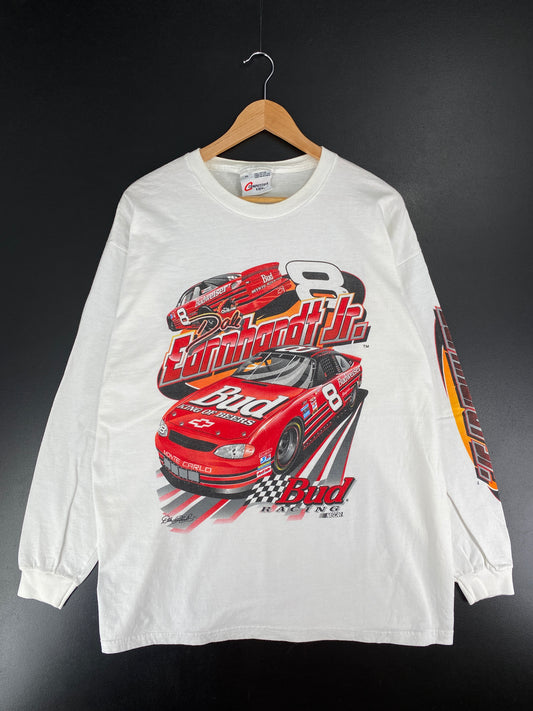 .90’s NASCAR x DALE EARNHARDT JR. Made in USA Size XL Vintage Long Sleeve T-Shirt / E7233T