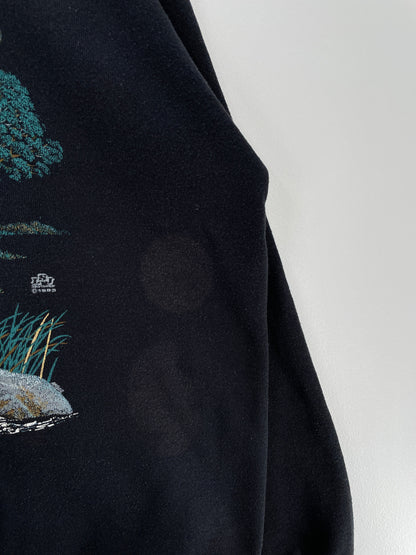 90's DEER Made in USA Size XXL Vintage Animal Sweat-Shirt / F1874S