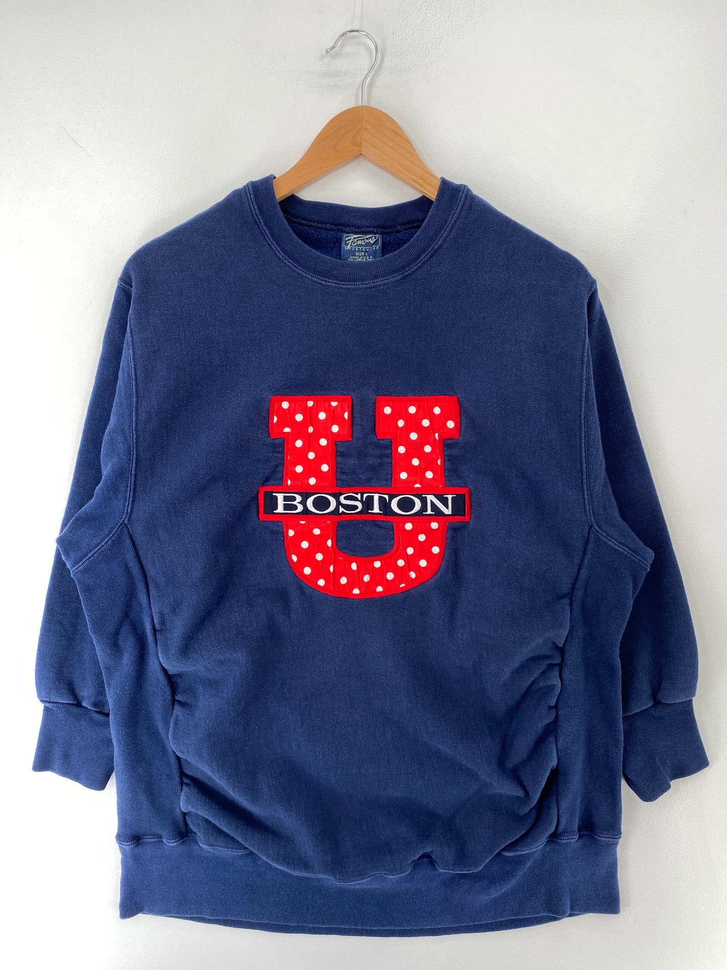 90's BOSTON Made in USA Size L Vintage Sweat-Shirt / E9962S