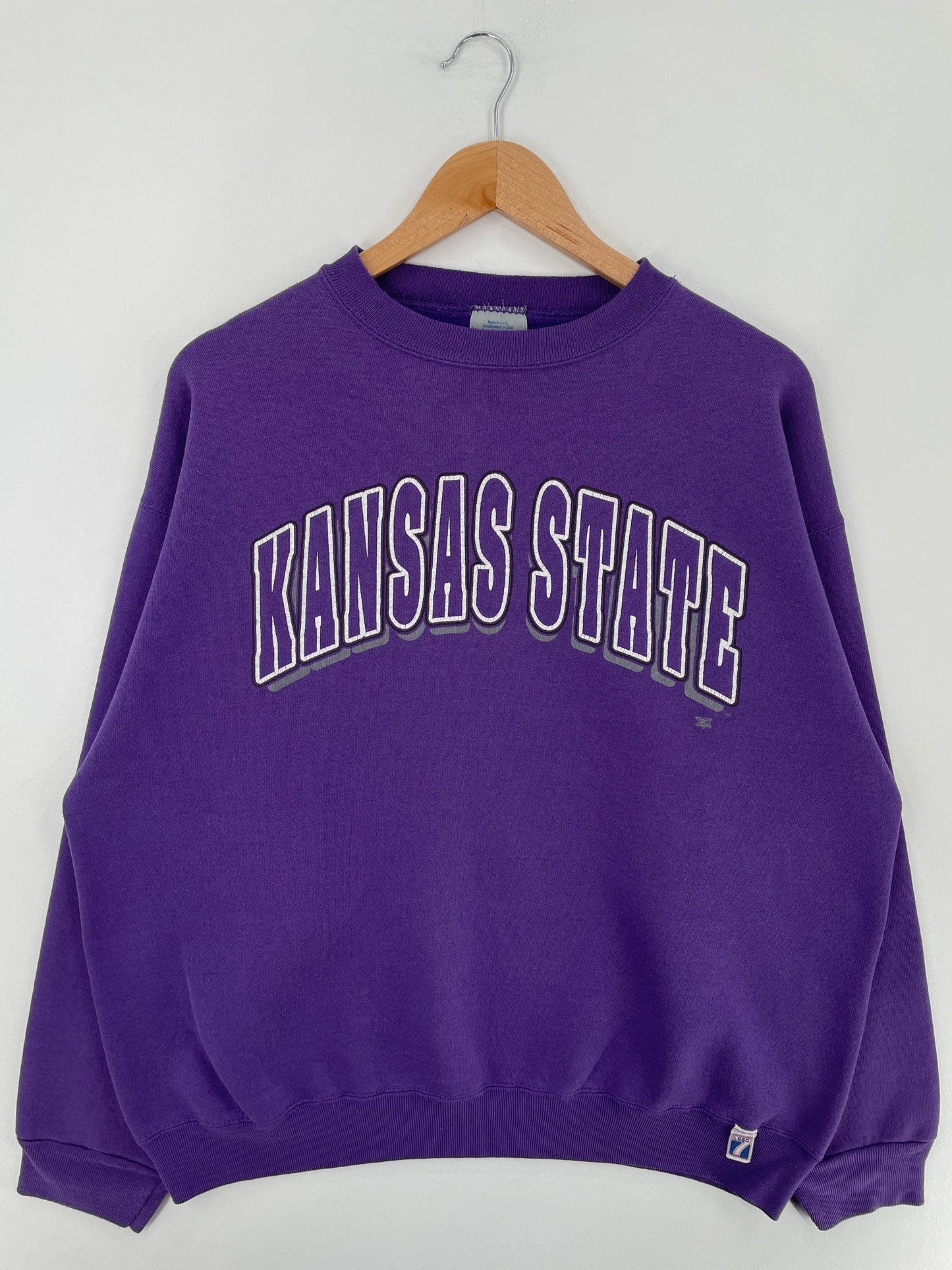 90's KANSAS STATE Made in USA Size XXL Vintage College Sweat-shirt / G2940S