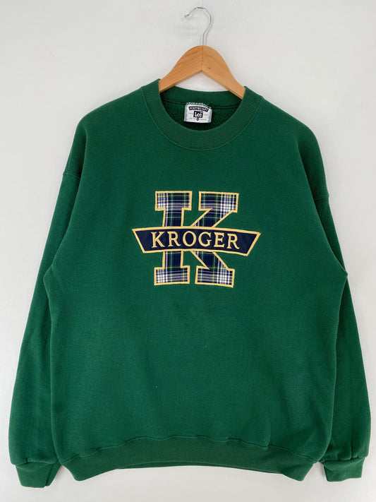 90's KROGER Made in USA Size XL Vintage College Sweat-shirt / G5808S