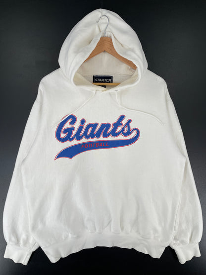 90's STARTER x NEW YORK GIANTS Size XL Vintage NFL Hoodie Sweat-Shirt / E7443S