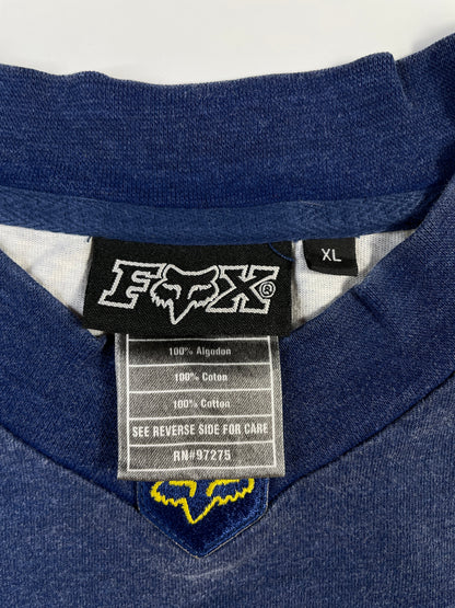 .90’s FOX Size XL Vintage Racing Long Sleeve T-shirt / E8214T