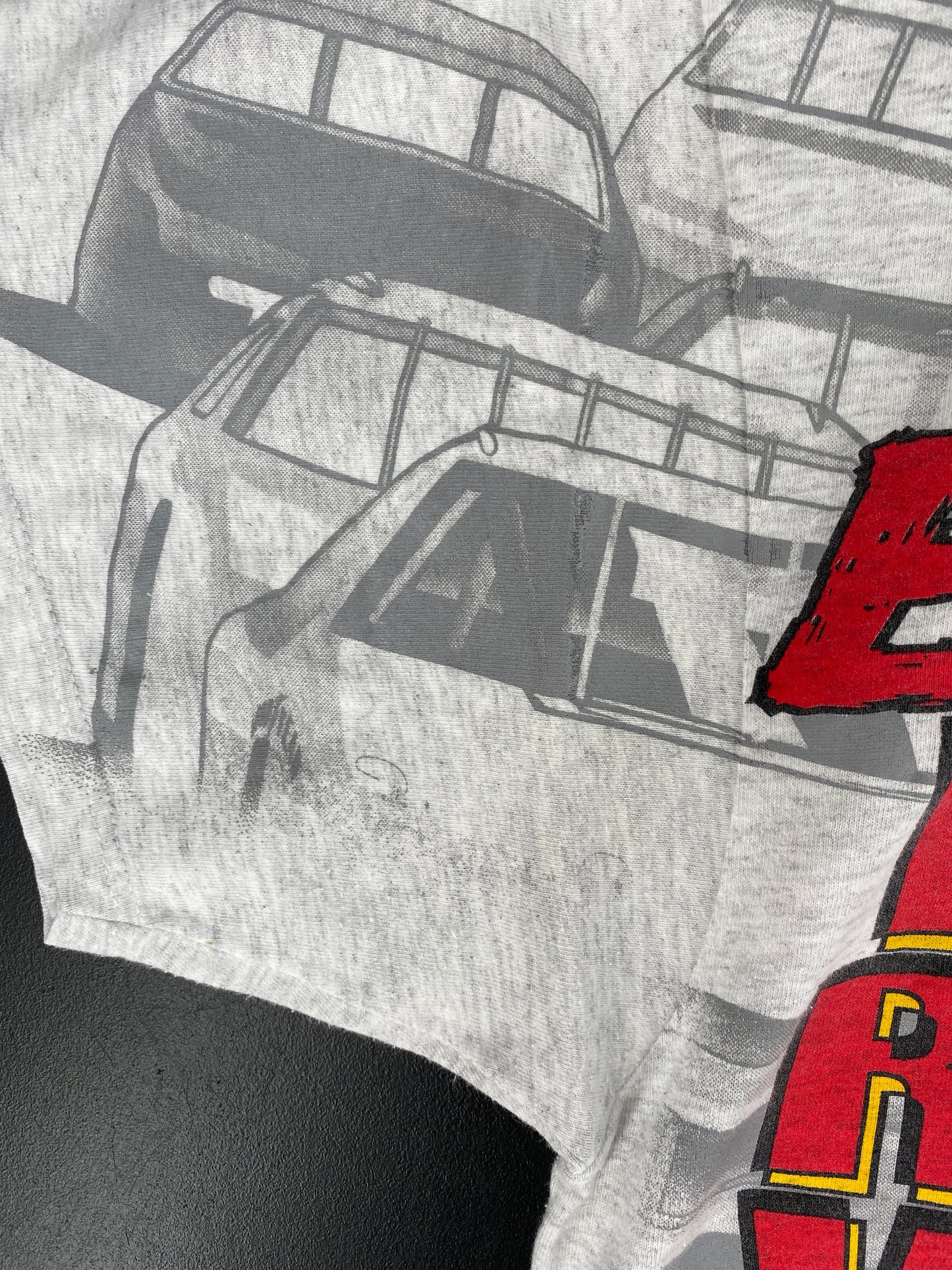 90's ERNIE IRVAN Size XL Vintage Racing T-shirt / E8218T