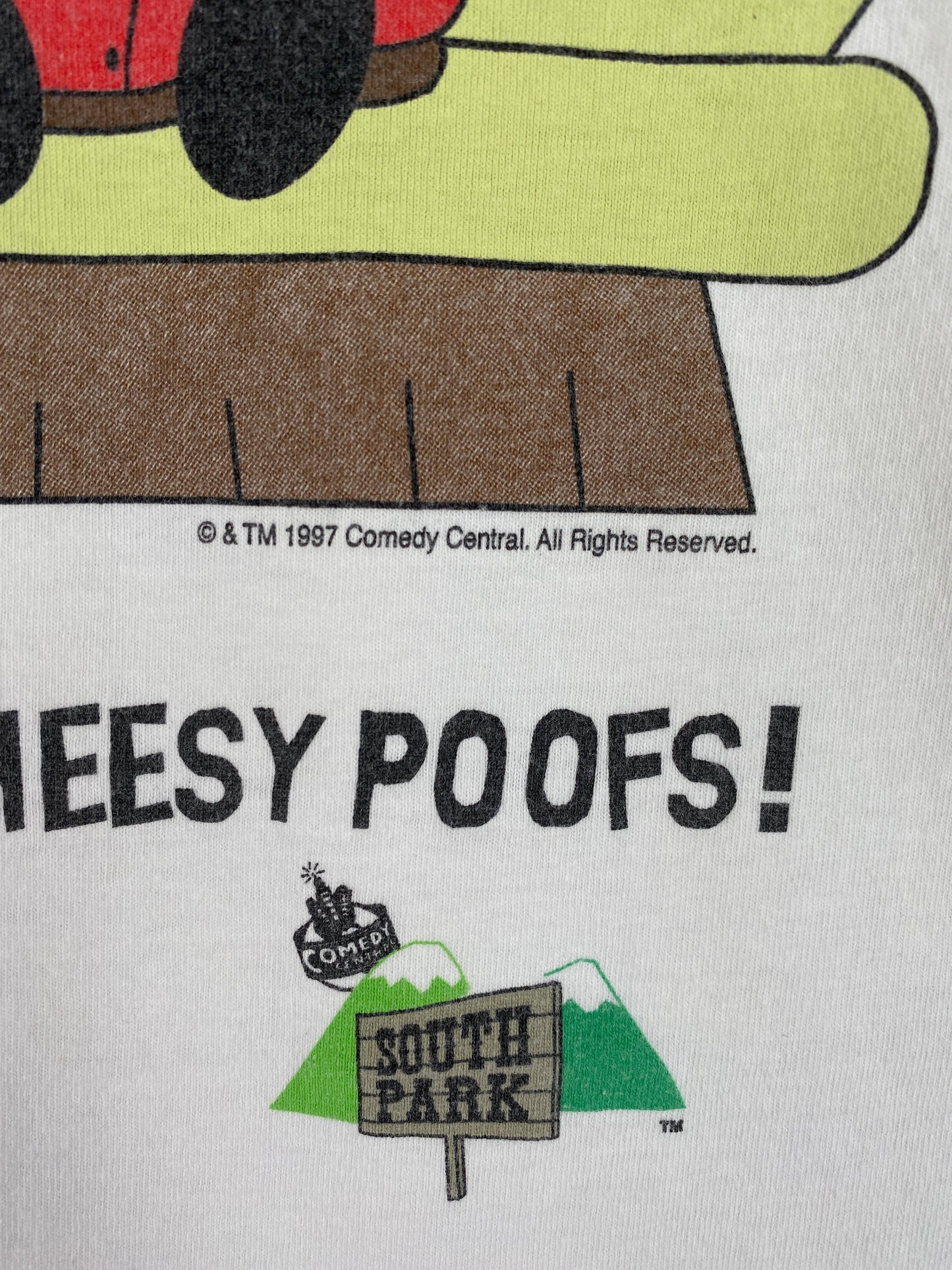 1997 SOUTH PARK Size XL Vintage T-Shirt / E7069T
