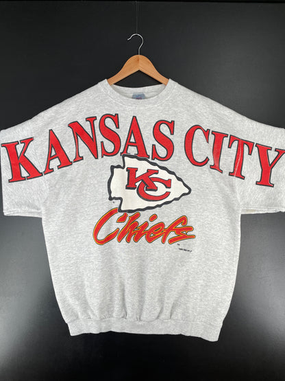 1996 KANSAS CITY CHIEFS Made in USA Size XXL Vintage NFL Sweat-shirt / E7602S