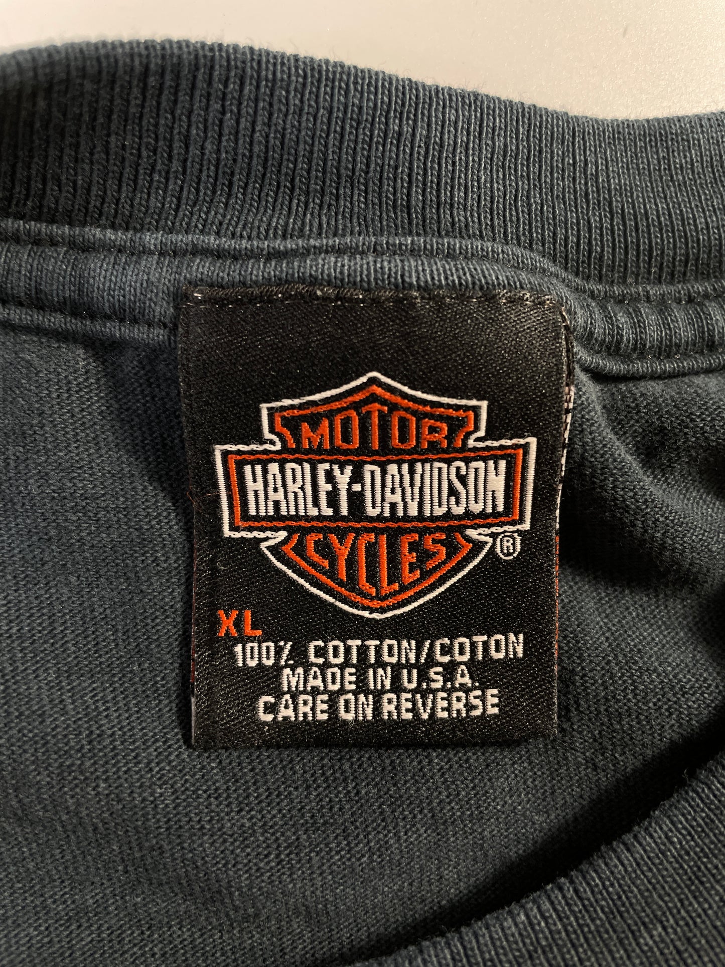1999 HARLEY DAVIDSON Made in USA Size XL Vintage Long Sleeve T-shirt / E6783T