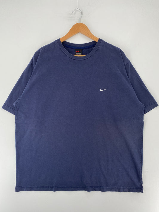 00' NIKE MINI SWOOSH Size XL Vintage T-Shirt / E9404T