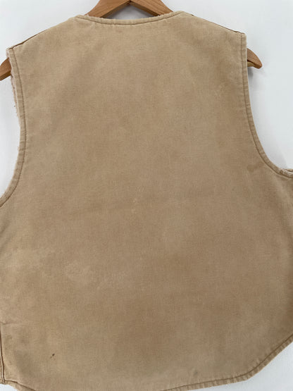 .90's CARHARTT Made in USA Size L Vintage Duck Vest / E7550J