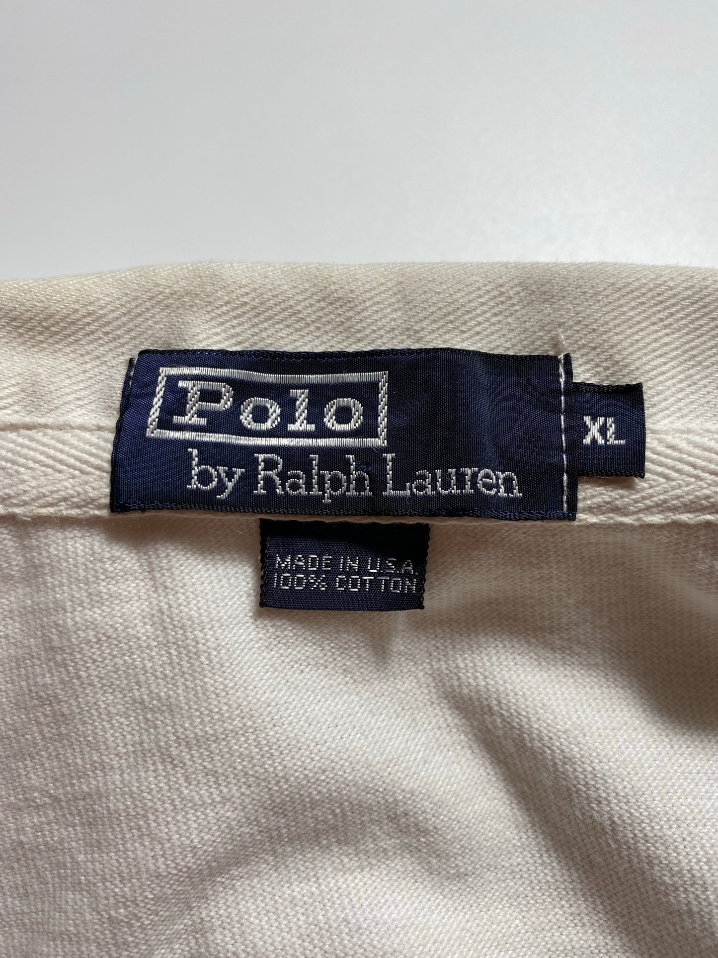 90's POLO RALPH LAUREN Size XL Vintage Rugby Shirt / G3237R