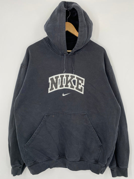 00' NIKE LOGO Size No tag (Approx.XL) Vintage Hoodie Sweat-Shirt / K3151