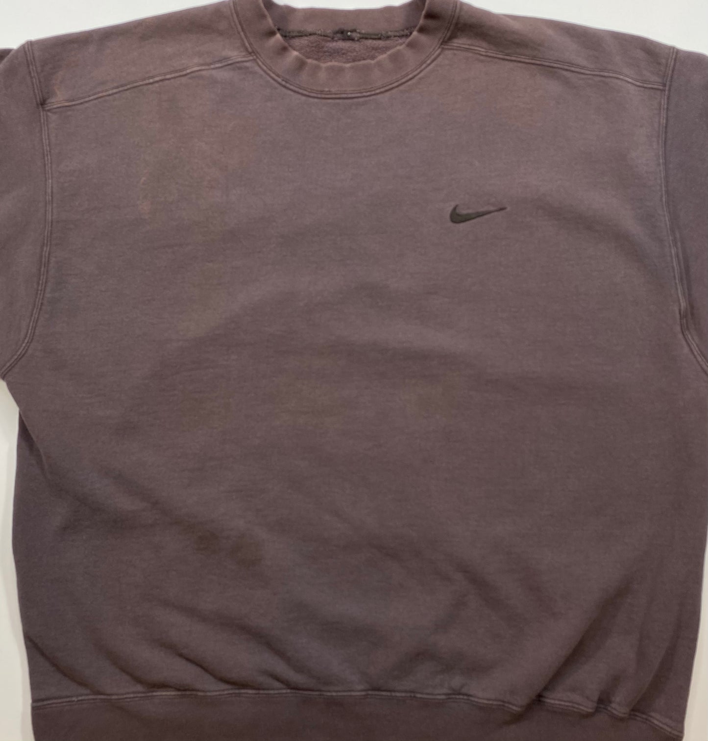 90's NIKE MIni Swoosh Size Approx. XL Vintage Sweat-shirt / 5949