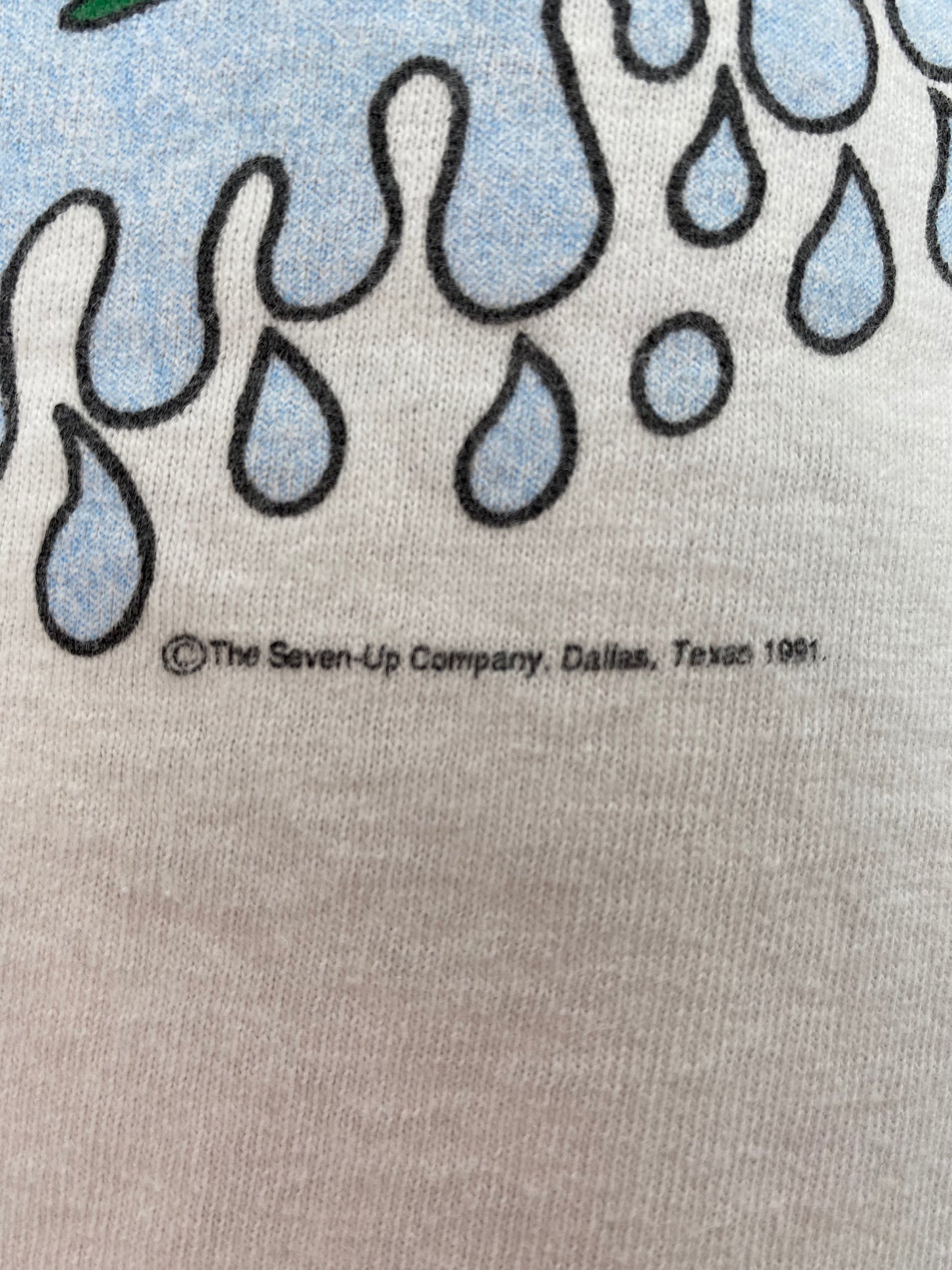 1991' 7UP Made in USA Size XL Vintage T-Shirt / K1536