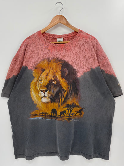 Vintage RAINFOREST CAFE LION Size XL T-Shirt / 9984