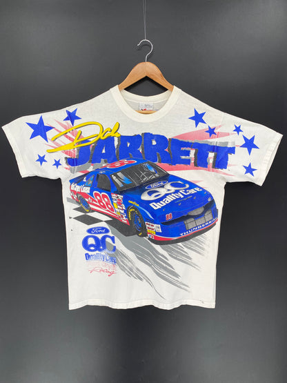 90’s DALE JARRETT Made in USA Size L Vintage Racing T-shirt / 9403