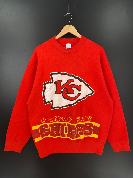 1995 KANSAS CITY CHIEFS MADE IN USA Size XL Vintage NFL Sweat-Shirts / K2029
