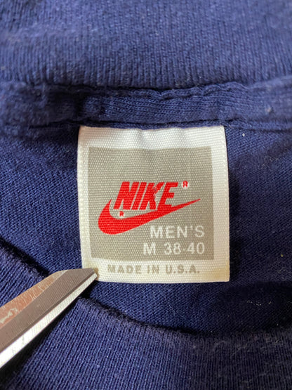 90’s NIKE BASKETBALL SILVER TAG Made in USA Size M Vintage T-Shirts / K428