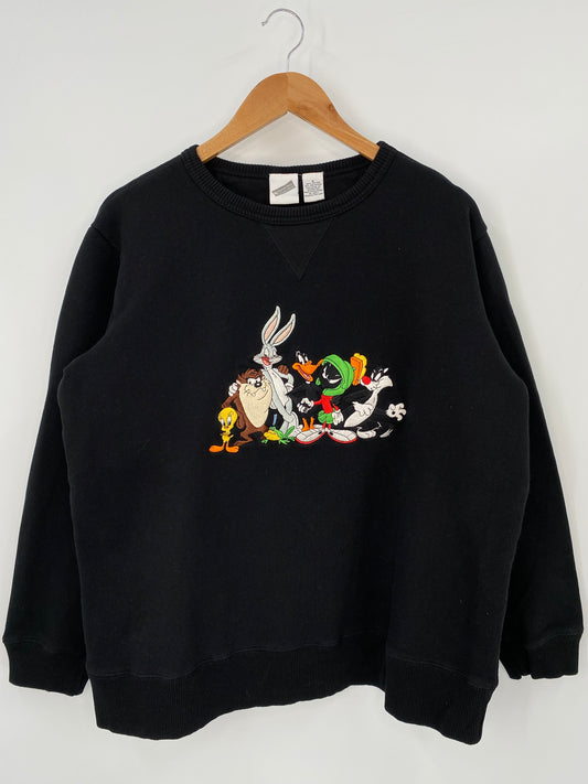 1999' LOONEY TUNES  Size S Vintage Sweat-shirt / K3878