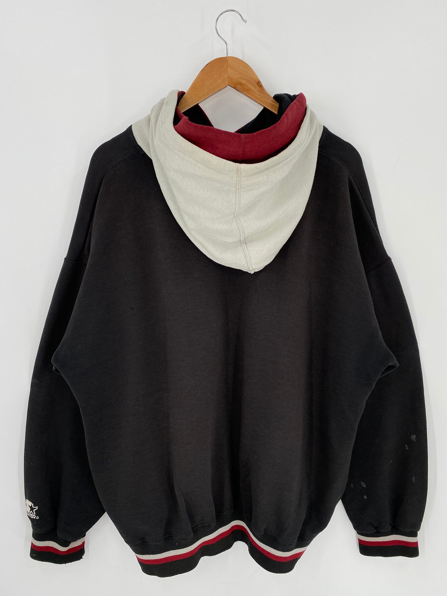 90's STARTER UNIVERSITY OF ALABAMA Size XL Vintage Double Hoodie Sweat-Shirt / k166