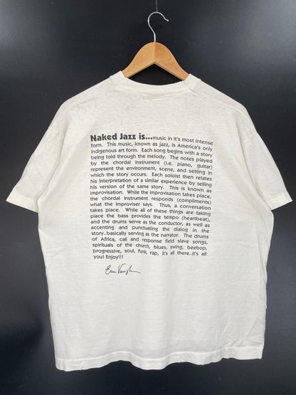 90's NAKET JAZZ Size XL Vintage T-Shirts / A4223