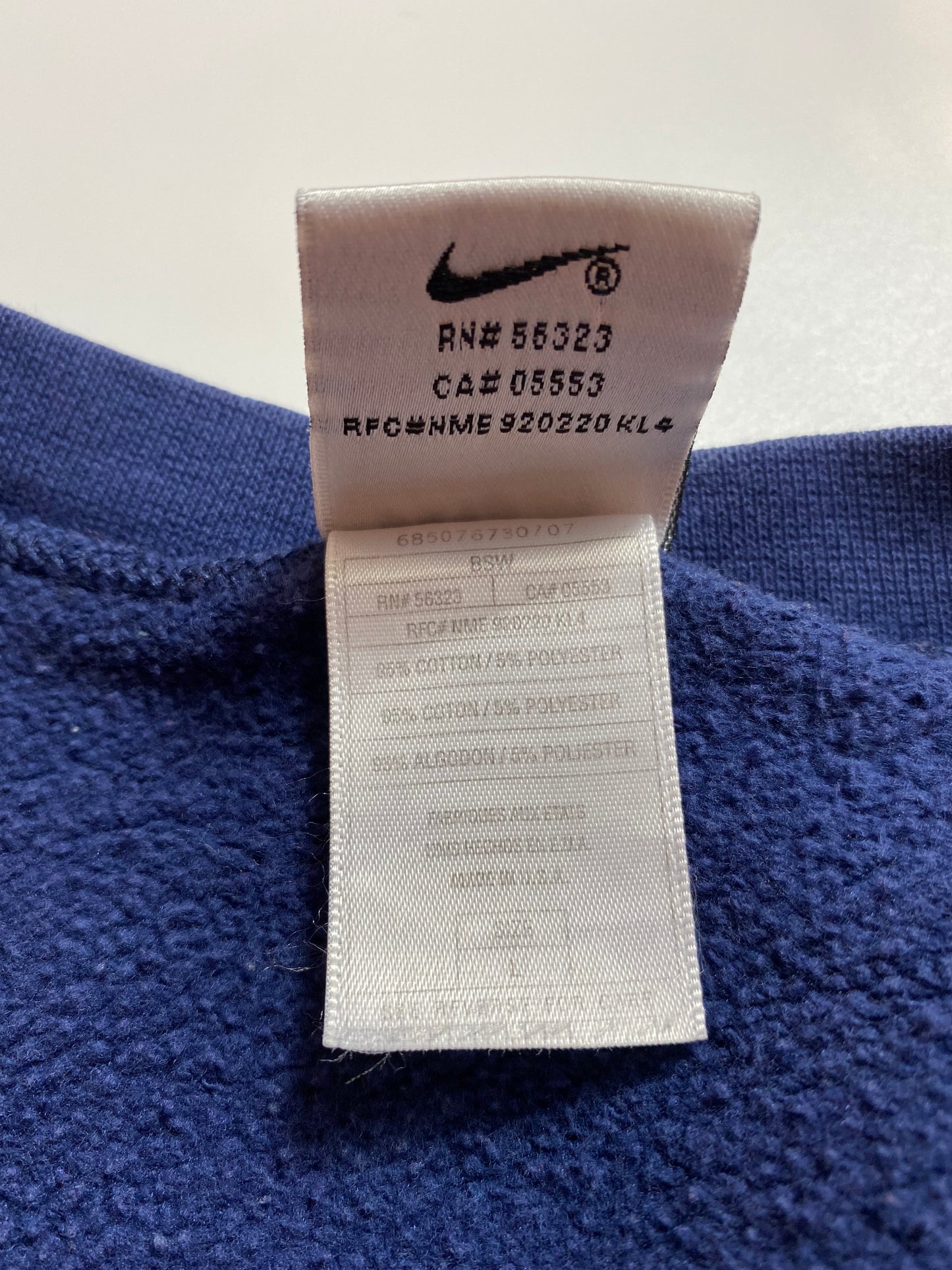 90’s NIKE MINI SWOOSH Made in USA Size L Vintage Sweat-shirt / K257