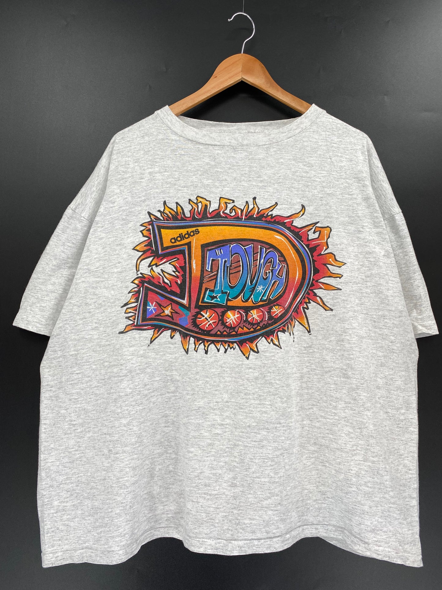 90's ADIDAS Made in USA Size XL Vintage T-Shirts / k1393