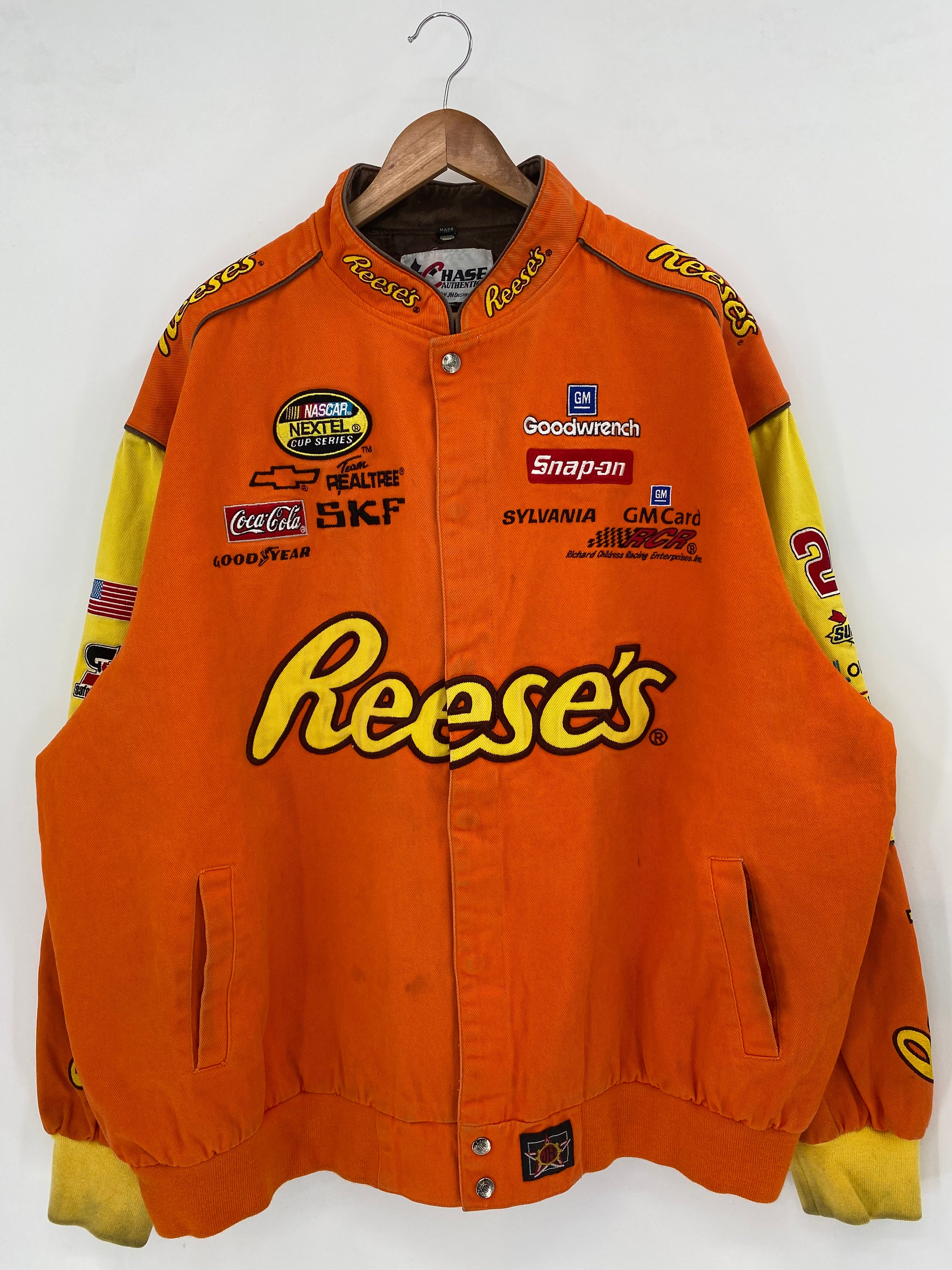Vintage KEVIN HARVICK REESE'S RACING Size XXXXL Racing Jacket / K3160 ...
