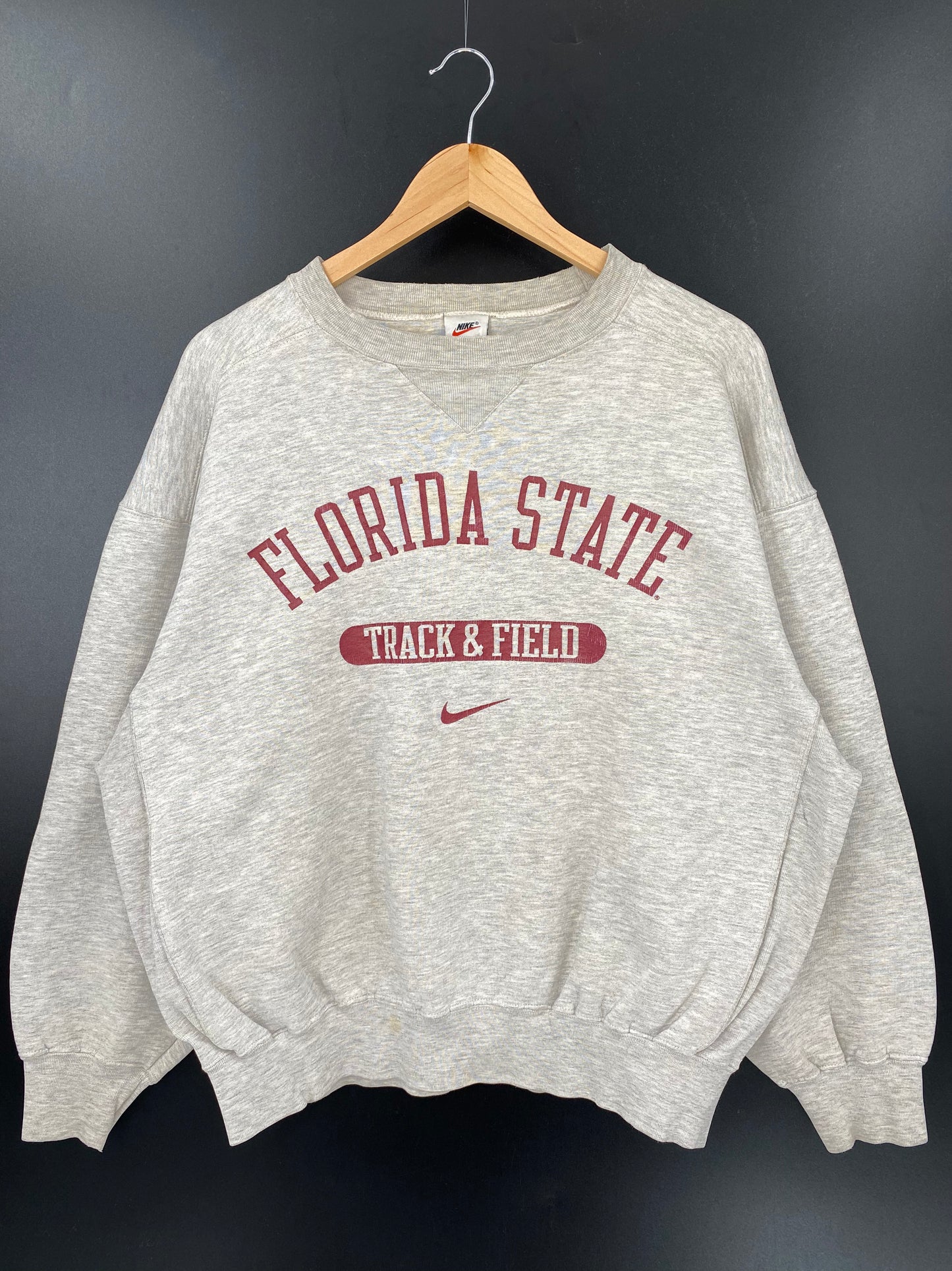 90’s NIKE FLORIDA STATE TRACK AND FIELD Size M Vintage Sweat-shirt / K2443