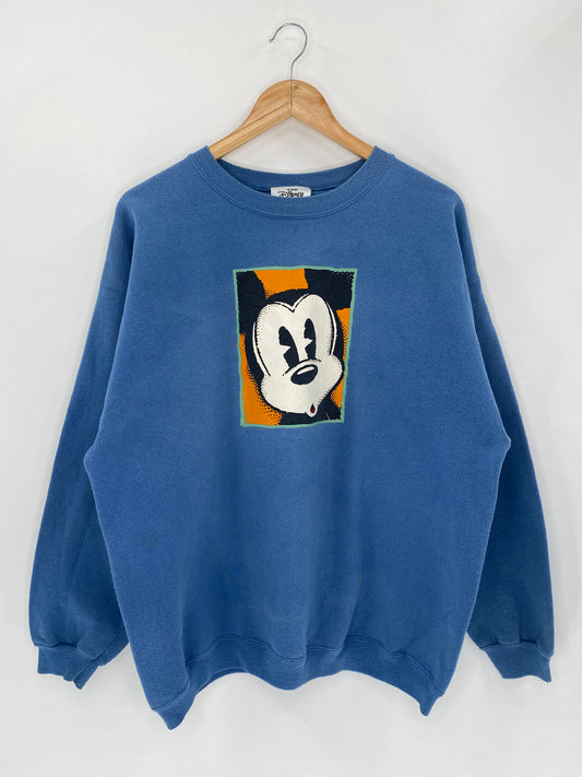 00' Disney Mickey Made in USA Size XL Vintage Sweat-Shirt / 5515