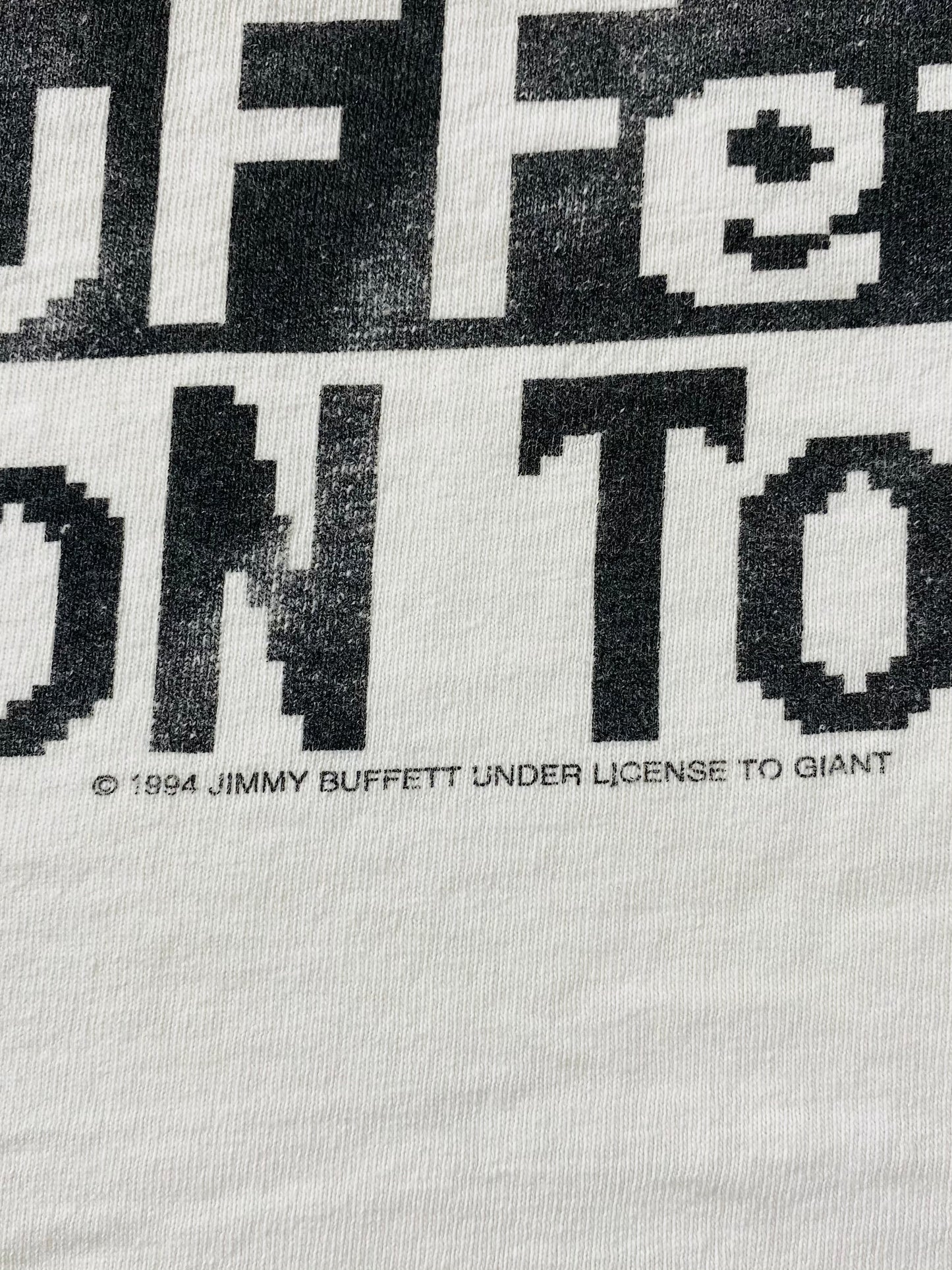1994 JIMMY BUFFETT Made in USA Size XL Vintage MUsic T-Shirt / 6651