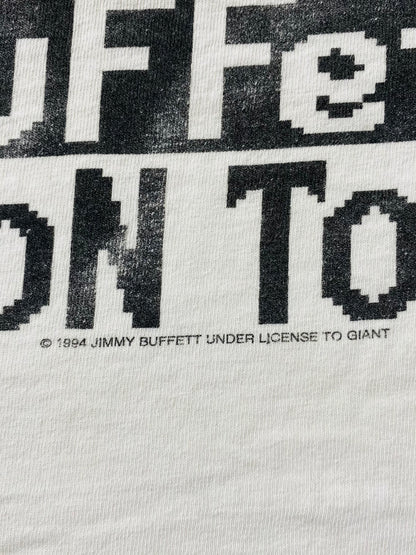 1994 JIMMY BUFFETT Made in USA Size XL Vintage MUsic T-Shirt / 6651