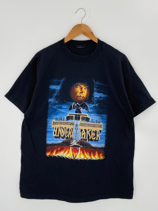 1998 THE UNDERTAKER Size No Tag (Approx. XL) Vintage WCW T-shirt / 8462