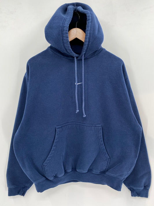 00' NIKE CENTER SWOOSH Size M Vintage Hoodie Sweat-Shirts / K2633