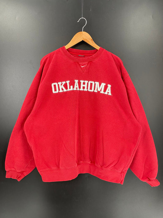 00' NIKE OKLAHOMA (No tag) Approx. Size XL Vintage Sweat-shirt  / K2173