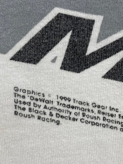 1999 DEWALT RACING MATT KENSETH Size L Vintage Racing T-shirt / 9460