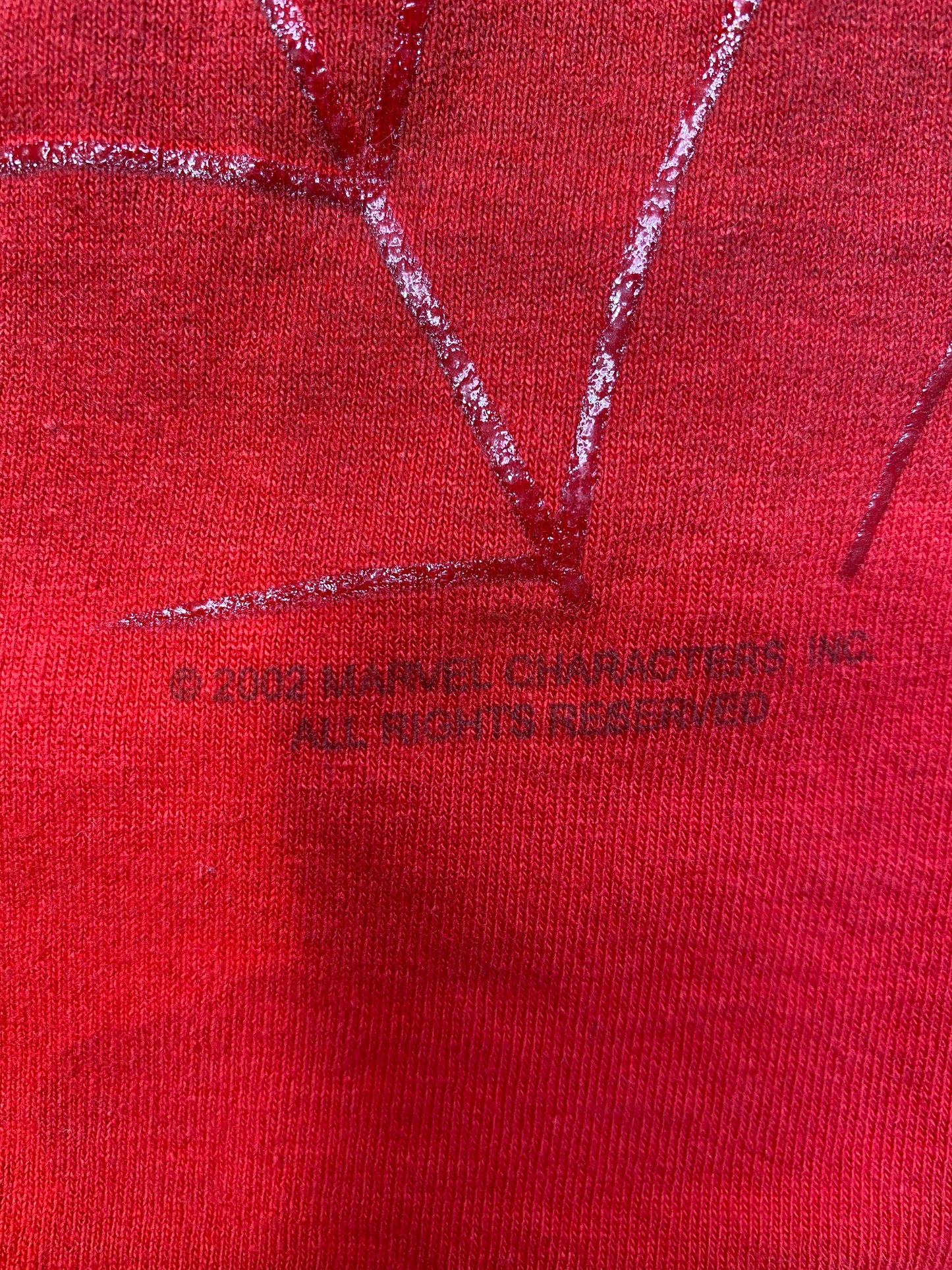 2002 MARVEL SPIDER MAN Vintage T-Shirt / K6645