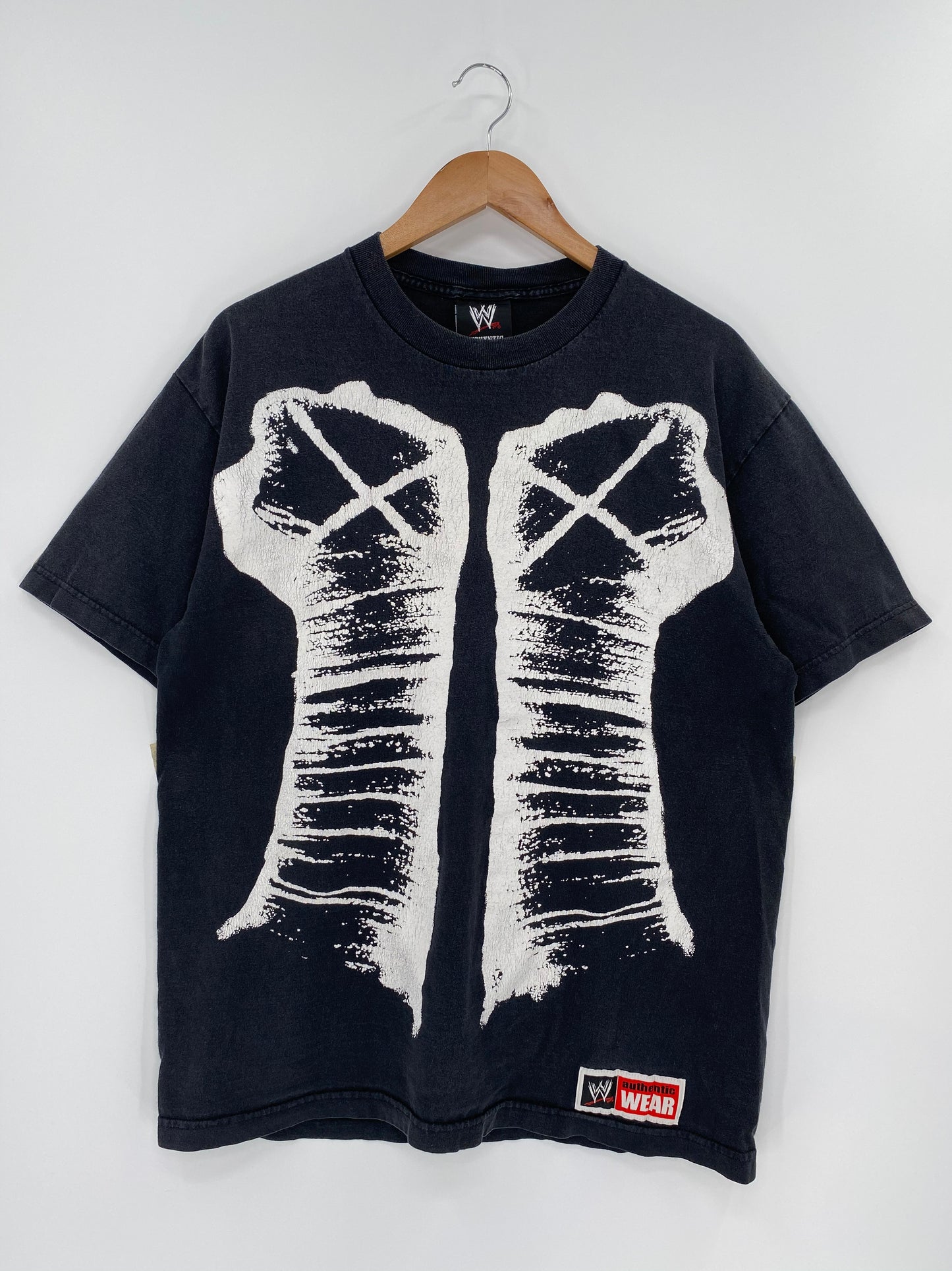 2007 WWE CM PUNK Size L Vintage WWE T-shirt / 8626