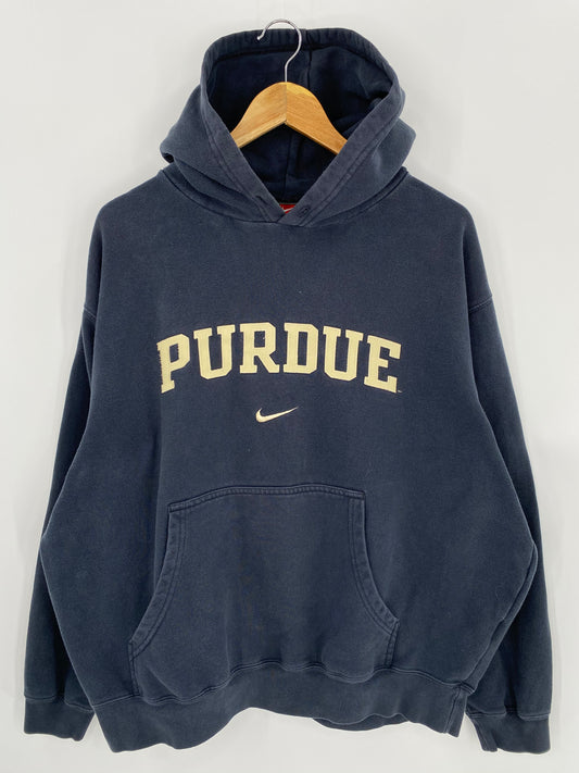 90’s NIKE PURDUE Size L Vintage Hoodie Sweat-shirt / 7160
