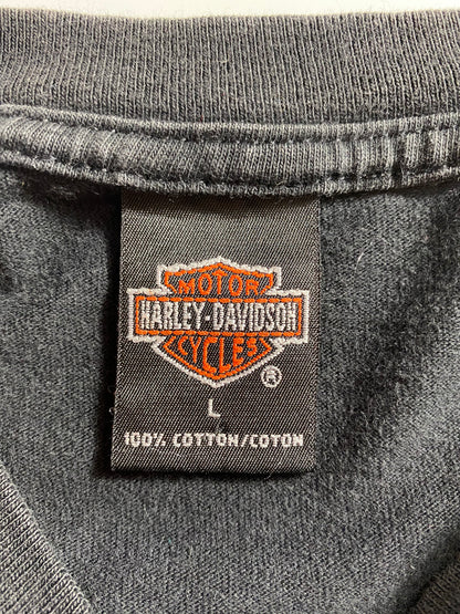 90’s Harley Davidson Made in USA Size L Vintage T-Shirt / 7867