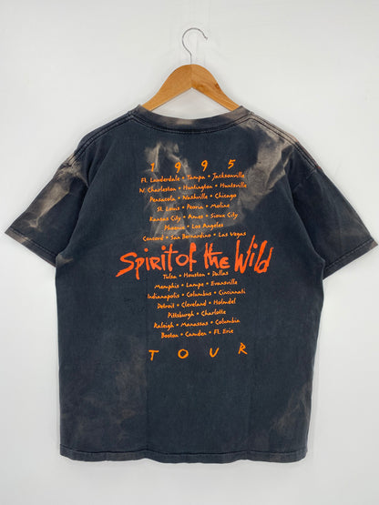 90's Ted Nugent All Over Print Vintage Music T-Shirt / 9745