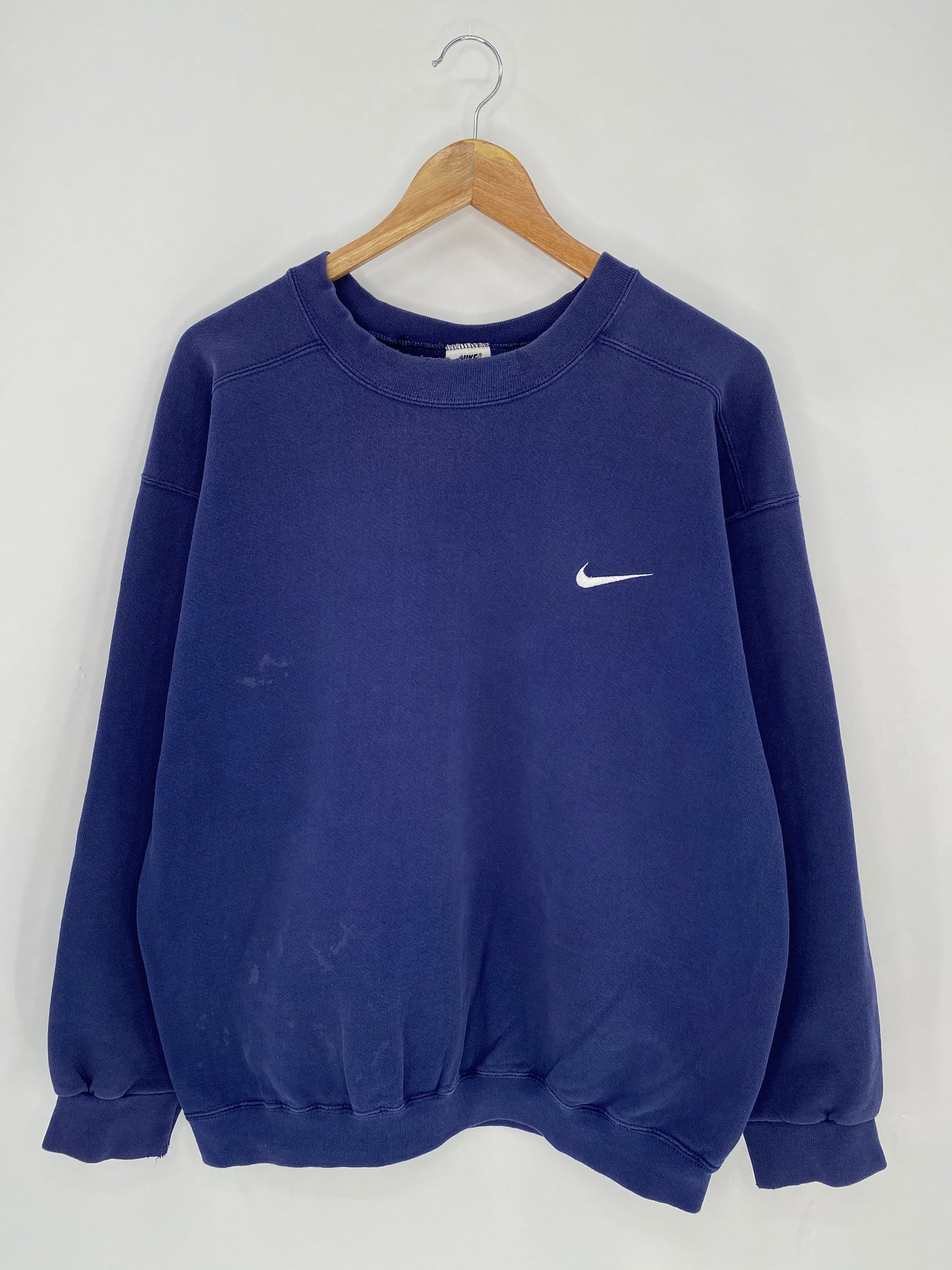 90’s NIKE Mini Swoosh Made in USA Size M Vintage Sweat-shirt  / 7482