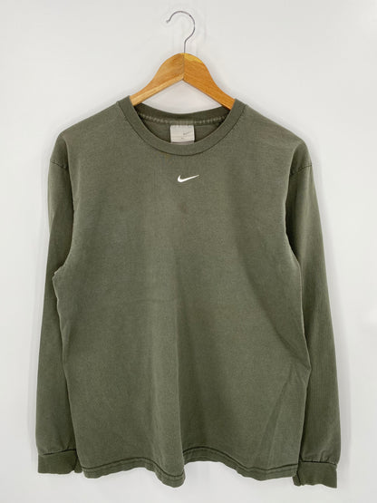 90’s NIKE Center Swoosh Size M Vintage Long Sleeve T-shirt / 7315