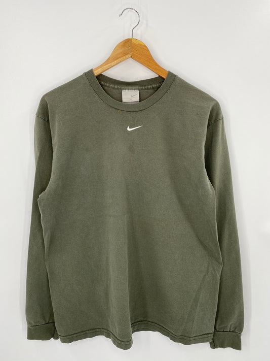 90’s NIKE Center Swoosh Size M Vintage Long Sleeve T-shirt / 7315