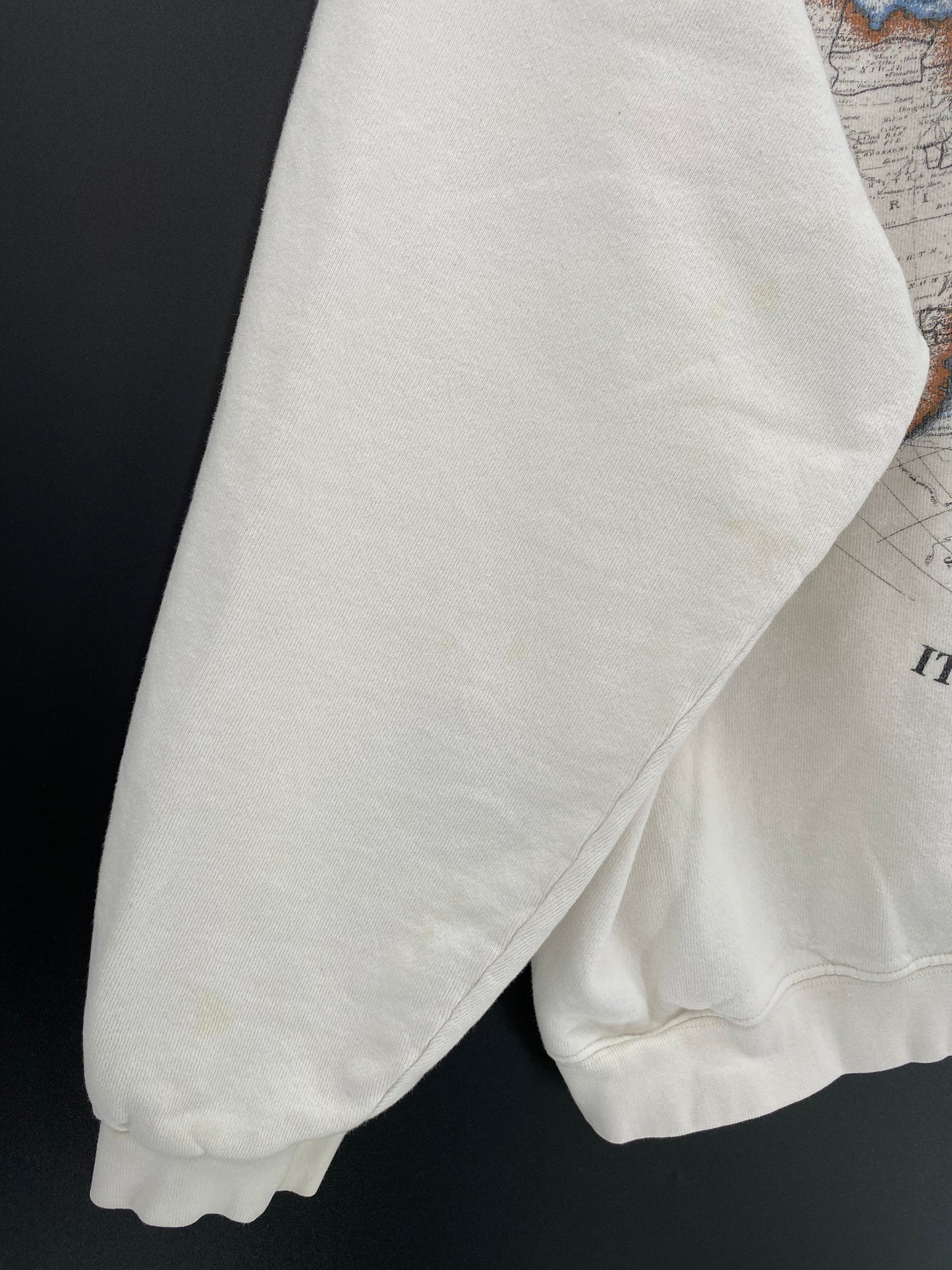 90's DISNEY DISCOVER IT’S A SMALL WORLD Made in USA Size S/M Vintage Sweat-shirt / 8409