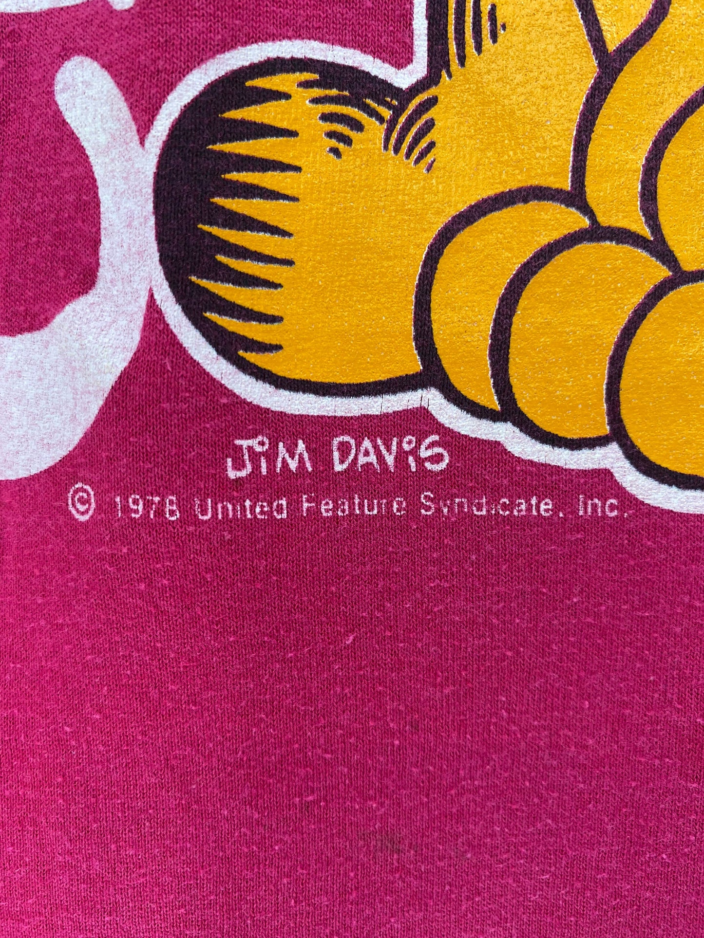 80’s GARFIELD Size M Vintage T-Shirt / E3632T