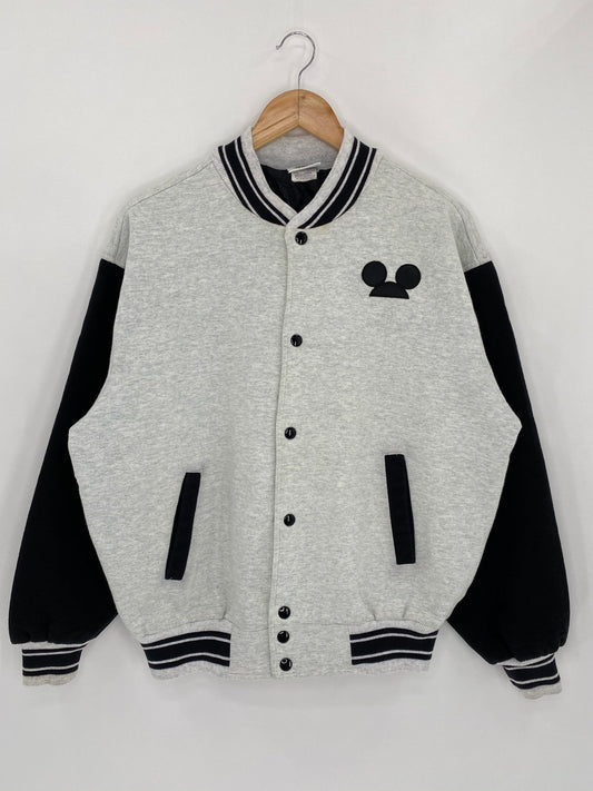 90’s Disney Mickey Size L Vintage Sweat Jacket  / 5448