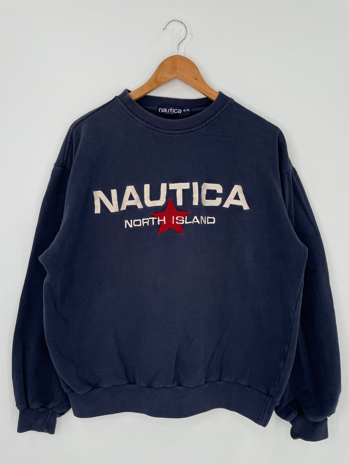 90’s NAUTICA Size M Vintage Sweat-Shirt  / K1302