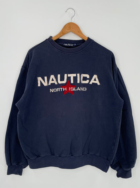 90’s NAUTICA Size M Vintage Sweat-Shirt  / K1302