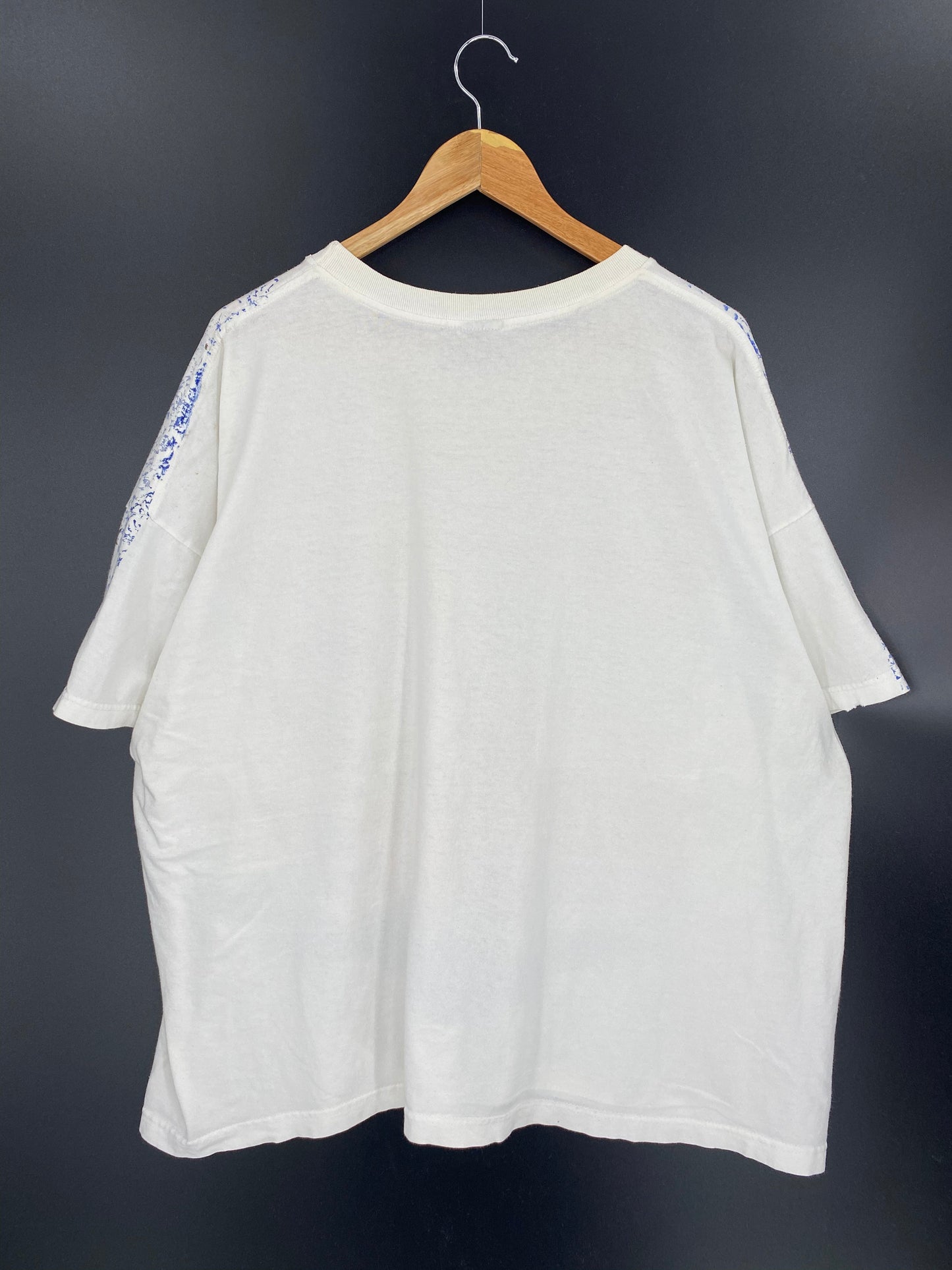 90's DISNEY Size No Tag (Approx. XXXL) Vintage Wide T-Shirt / k8038