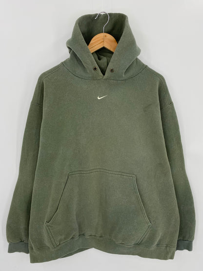 90’s NIKE Center Swoosh Made in USA Size XL Vintage Hoodie Sweat-shirt / 7052